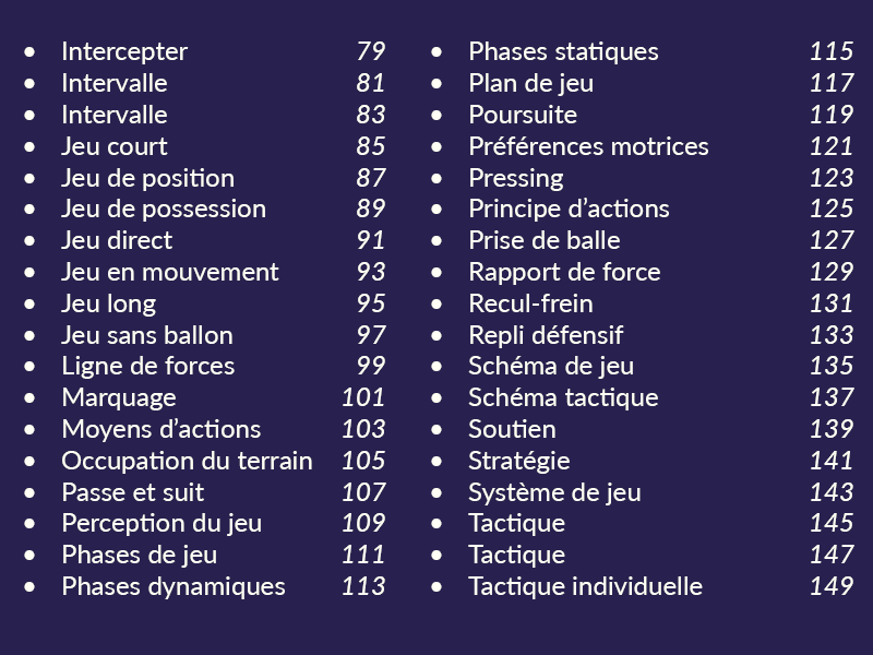 Lexique Tactique et Technique