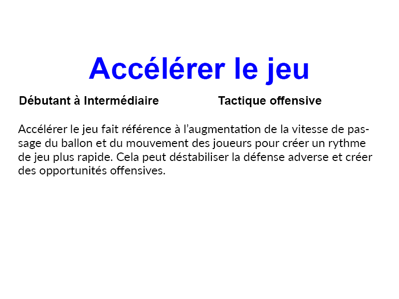 Lexique Tactique et Technique