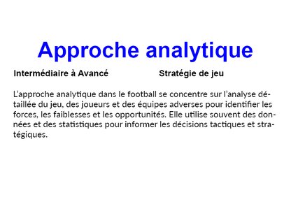 Lexique Tactique et Technique